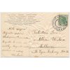 Blahopřejná pohlednice, tlačená květinová koláž, cca 1904