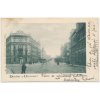 41 - Olomouc, oživená Třída Františka Josefa, nákl. J. Werner, ca 1899