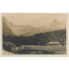 Slovensko, Vysoké Tatry, Popradské pleso, foto Schiebl, cca 1930