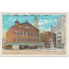 USA, Boston, Faneuil Hall, Custom House and Statue of Samuel Adams, 1936