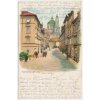 49 - Praha, oživená Karmelitánská ulice, cca 1903