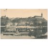 35 - Mělník, pohled na město od řeky s parníkem, cca 1922