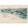 23 - Jihlavsko, Polná, celkový pohled na město, nákl. A. Dvořák, cca 1899