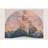 Mucha Alfons (1860-1939), Silou k svobodě..., secesní pohlednice, cca 1920