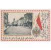 Rakousko, Wien, koláž, Alserstrasse, oživená ulice, tramvaje..., cca 1902