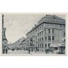 12 - České Budějovice, oživená Lannova třída, Jirsíkův národní dům, 1935