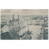 44 - Pardubice, pohled na oživené náměstí, cca 1918