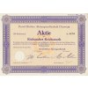 Akcie, David Richter, Aktiengesellschaft, 100 Reichsmark, 1933