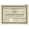 Akcie, Deutsche Werkstätten Aktiengesellschaft, 100 Reichsmark, 1931