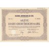 Akcie, Gebr.Böhler und CO. , 100 Reichsmark, 1939