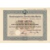 Akcie, Hamburgrische Electricitäts-Werke, 1000 Reichsmark, 1931