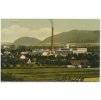 57 - Rychnovsko, Doudleby nad Orlicí, pohled na Textilní továrnu, cca 1911