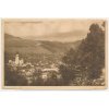 Slovensko, Kremnica, pohled na město, V pozadí Zvolenská dolina, ca 1925