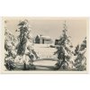 66 - Trutnovsko, Krkonoše, Pražská bouda, zimní partie, cca 1947
