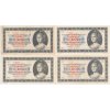 ČSSR, sestava 100+100+100+100 Kčs, 1945, ne/perforované, pěkné stavy