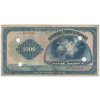 ČSR, 1000 Kč, 1932, série A, 4 perforační otvory+perforace SPECIMEN