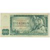 ČSSR, 100 Kčs, 1961, série R 34, neperforovaná, krásný stav 1