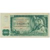 ČSSR, 100 Kčs, 1961, série Z 80 , neperforovaná, slušný oběhový stav