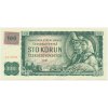 ČSSR, 100 Kč/Kčs, 1961, kolek, série G 83, krásný stav UNC
