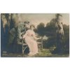 Milostná pohlednice s vojákem, "Setkání", cca 1919