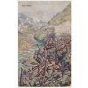 Vojenská pohlednice, Am Isonzo, cca 1918