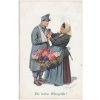 Vojenská velikonoční pohlednice, Die belfen Ostergrüssse, cca 1915