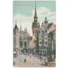 Německo, Mnichov (München), Marienplatz, cca 1910
