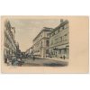 49 - Praha, oživená Rytířská ulice, kolorovaná, cca 1904