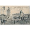 49 - Praha, Representační dům, oživená partie u Prašné brány, cca 1913