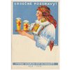 Reklamní pohlednice Jarošovského pivovaru, Uh. Hradiště, Výstava Slovácka 1937