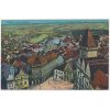64 - Tábor, pohled na město z "ptačí perspektivy", cca 1915