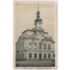 50 - Praha-východ, Čelákovice, oživená partie před radnicí, cca 1935
