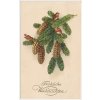 Vánoční pohlednice, "Fröhliche Weihnachten", cca 1923