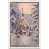 Námětová pohlednice, "Frohe Weihnacht", R. Moser, cca 1916