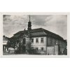 49 - Praha, Ďáblice, oživená partie u kaple, cca 1952