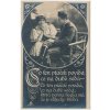 Milostná pohlednice, "Co ten ptáček povídá...", cca 1920