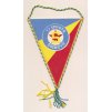 ČSSR, Tj Sparta Sosnová, kopaná klubová vlaječka, pěkný původní sběratelský stav