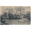 27 - Kladensko, Šternberk - Ledce, oživená partie na rybníku, cca 1933