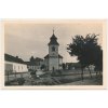 40 - Nymbursko, Semice, partie u kostela, cca 1939