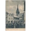 Polsko, Tarnów, Kościół Katedralny i Rynek, cca 1906