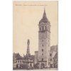 72 - Vyškov, Rathaus und Mariensäule am Grossen Platz, cca 1908