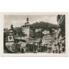 25 - Karlovy Vary, Městská věž se zámeckou kolonádou, cca 1953