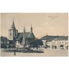 36 - Mladoboleslavsko, Bakov nad Jizerou, Náměstí, cca 1908
