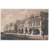 34 - Lounsko, Žatec, Partie vom Franzensplatz, oživené náměstí, cca 1919