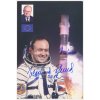 Remek Vladimír (1948), vojenský pilot a kosmonaut, karta s vlastn. podpisem