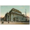 49 - Praha, oživená partie před Národním divadlem, cca 1919