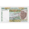 Togo, Západoafrické státy, 500 Francs, stav UNC