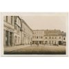 57 - Rychnov nad Kněžnou, Hotel Puchwein, oživená partie z náměstí, 1928