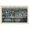 49 - Praha, celkový pohled na mosty, cca 1941
