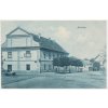 33 - Litoměřicko, Brozany nad Ohří, partie z náměstí, cca 1921